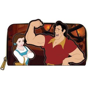 Loungefly Disney Villains Scene Gaston Zip Around Wallet
